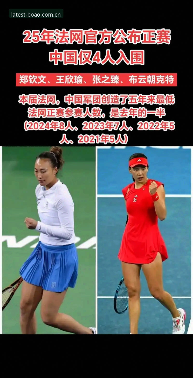 法网女单签表解析与观赛指南——郑钦文保分战，王欣瑜种子首秀